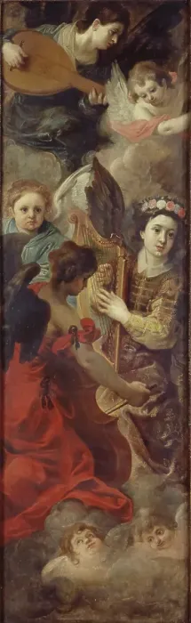 Framed Print : Concert of Angels. Creator: Hendrick van Balen I