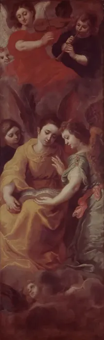 Framed Print : Concert of Angels. Creator: Hendrick van Balen I Framed Print : Concert of Angels. Creator: Hendrick van Balen I