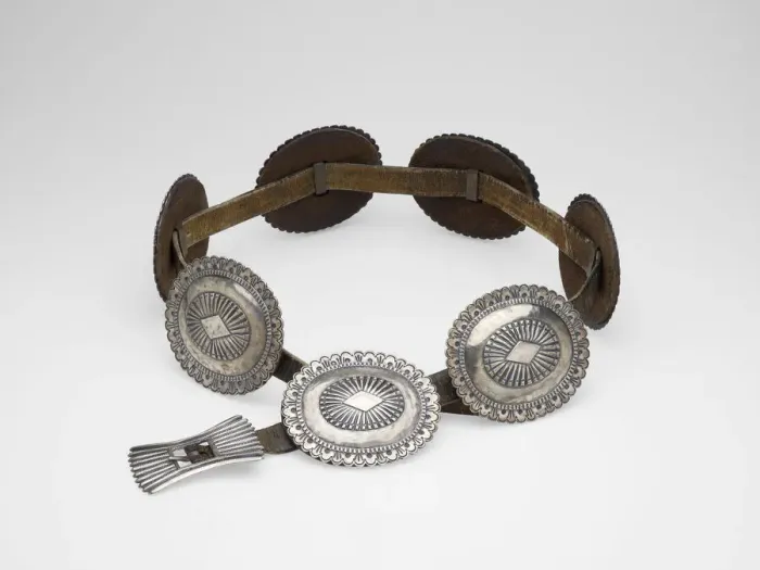 Framed Print : Concho Belt, 1880s. Creator: Unknown Framed Print : Concho Belt, 1880s. Creator: Unknown