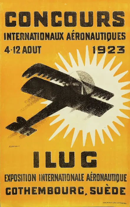 Framed Print : Concours Internationaux Aéronautiques, 1923. Creator: Meurling, Carl (1879-1929) Framed Print : Concours Internationaux Aéronautiques, 1923. Creator: Meurling, Carl (1879-1929)