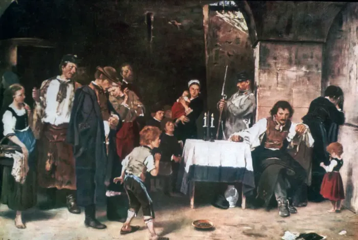 Framed Print : The Condemned Cell, c1864-1900. Artist: Mihaly Munkacsy Framed Print : The Condemned Cell, c1864-1900. Artist: Mihaly Munkacsy