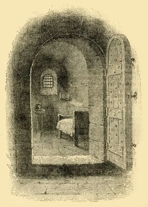Framed Print : The Condemned Cell in Newgate, c1872. Creator: Unknown Framed Print : The Condemned Cell in Newgate, c1872. Creator: Unknown