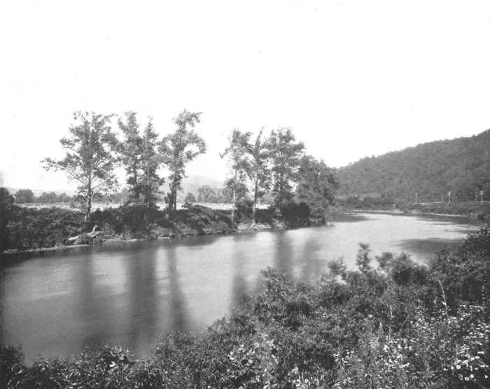 Framed Print : On the Conemaugh, near New Florence, Pennsylvania, USA, c1900. Creator: Unknown Framed Print : On the Conemaugh, near New Florence, Pennsylvania, USA, c1900. Creator: Unknown