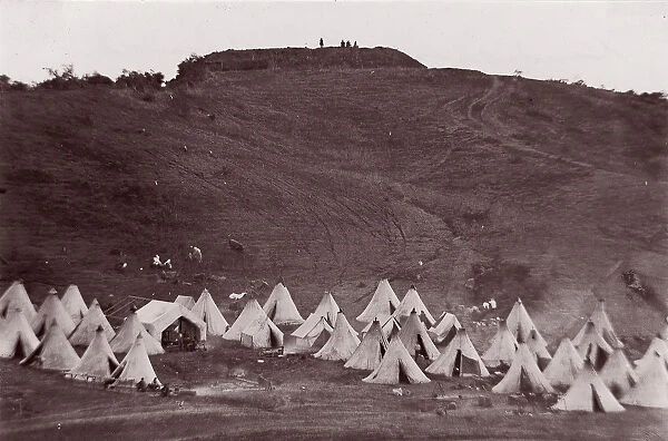 Confederate Earthworks, Belle Plain, Virginia, 1863. Creators: James Gardner