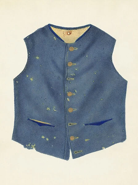 Confederate Uniform, c. 1938. Creator: Annie B Johnston