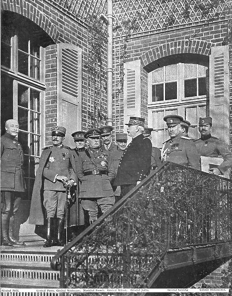 Conferences Interalliees; Un conseil de Guerre au grand quartier general Francais, 1915 (1924). Creator: Unknown