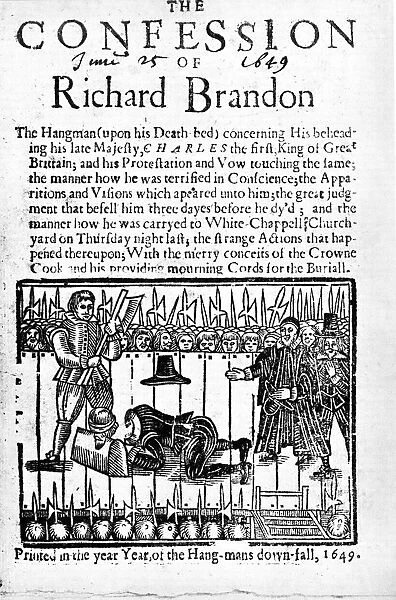The Confession of Richard Brandon, 1649