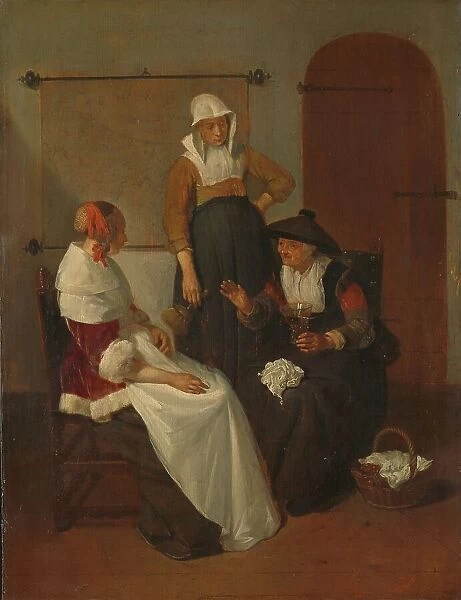 A Confidential Chat, 1661. Creator: Gerritsz Quiringh van Brekelenkam