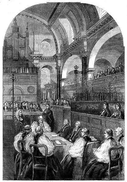 Confirmation of Dr. Longley's election to the Archbishopric of Canterbury..., 1862. Creator: J. M. Williams