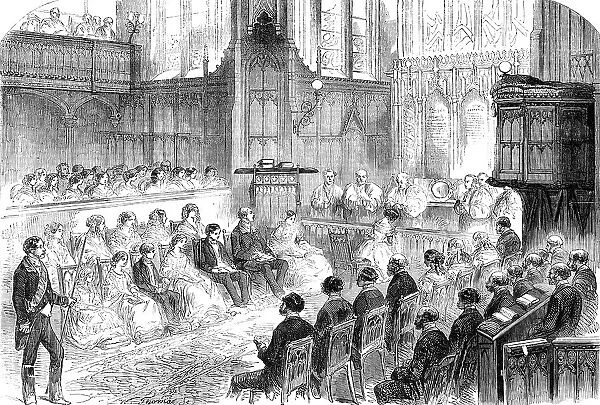 Confirmation of Her Royal Highness the Princess Royal, in the Private Chapel, Windsor Castle, 1856. Creator: W Thomas