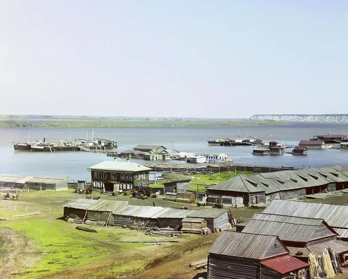 Framed Print : Confluence of the Irtysh and Tobol rivers, Tobolsk, 1912. Creator: Sergey Mikhaylovich Prokudin-Gorsky Framed Print : Confluence of the Irtysh and Tobol rivers, Tobolsk, 1912. Creator: Sergey Mikhaylovich Prokudin-Gorsky