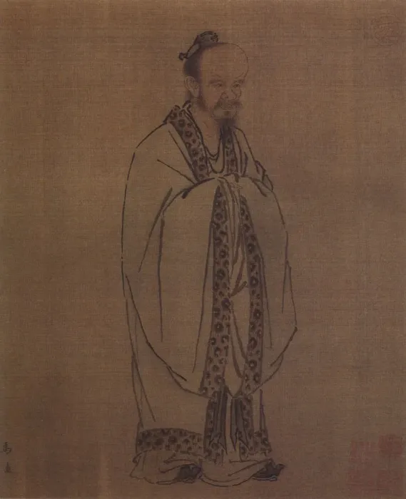 Framed Print : Confucius, 12th century. Artist: Ma Yuan (1160-1225) Framed Print : Confucius, 12th century. Artist: Ma Yuan (1160-1225)