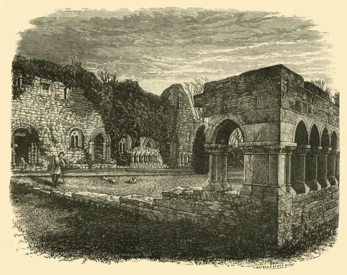 Framed Print : Cong Abbey, 1898. Creator: Unknown