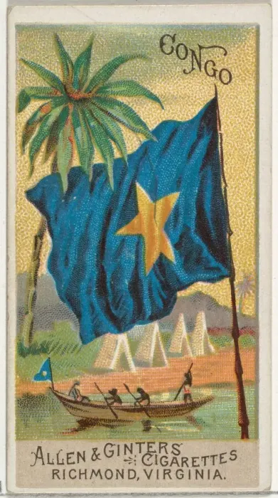 Framed Print : Congo, from Flags of All Nations, Series 2 (N10) for Allen & Ginter Cigarettes Brands Framed Print : Congo, from Flags of All Nations, Series 2 (N10) for Allen & Ginter Cigarettes Brands