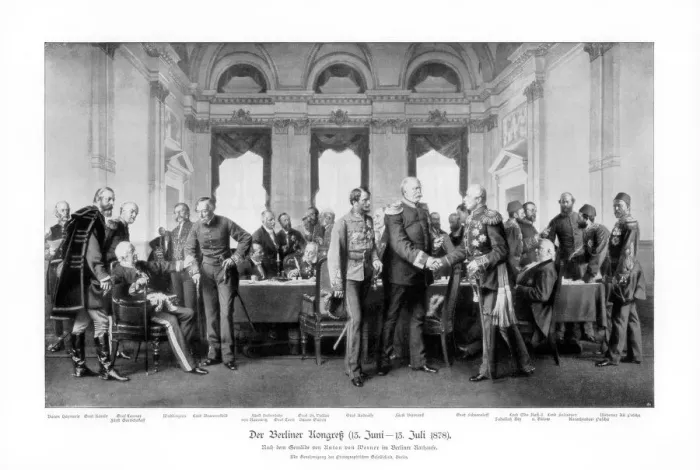 Framed Print : Congress of Berlin (June 13-July 13, 1878), 1900 Framed Print : Congress of Berlin (June 13-July 13, 1878), 1900