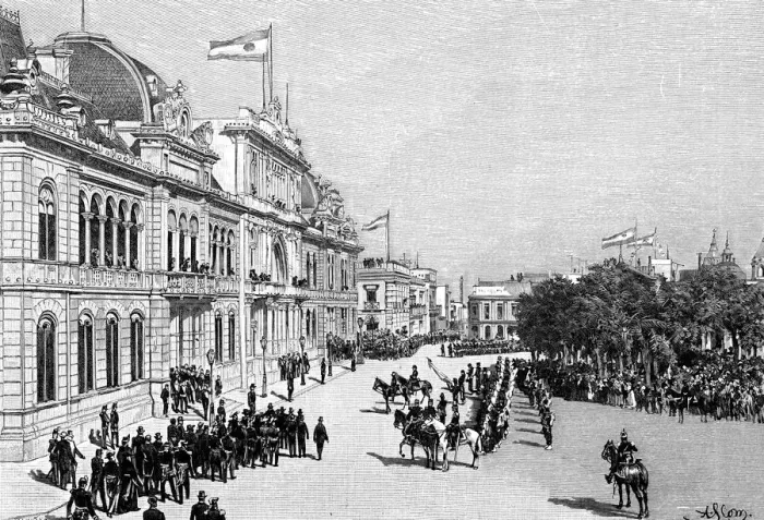 Framed Print : Congress buildings, Buenos Aires, Argentina, 1895 Framed Print : Congress buildings, Buenos Aires, Argentina, 1895