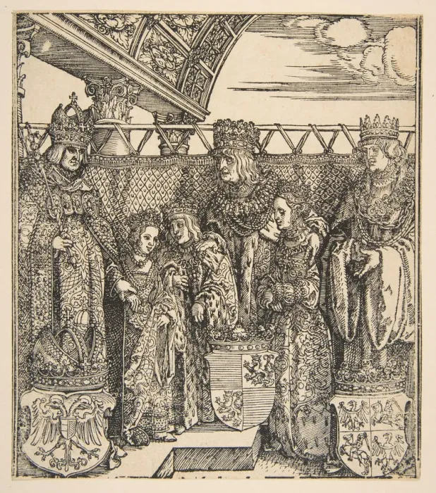 Framed Print : The Congress of Princes at Vienna. n. d. Creator: Albrecht Durer