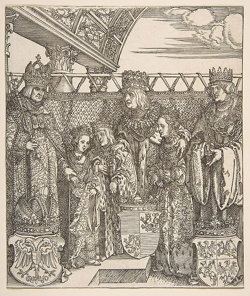 The Congress of Princes at Vienna, from the Triumphal Arch of Emperor Maximilian I, 1515