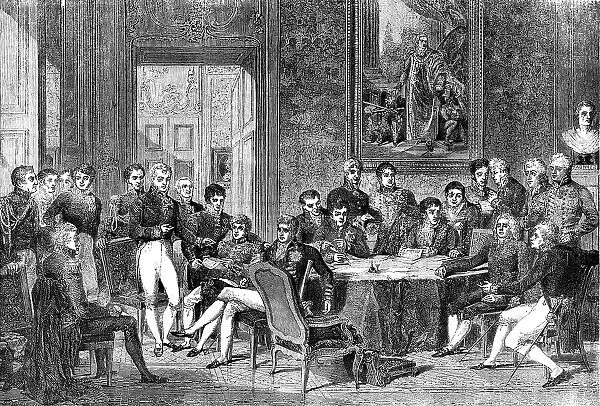 The Congress of Vienna: Sitting of the Plenipotentiaries of the Eight Powers who Signed the Treaty o Creator: Unknown