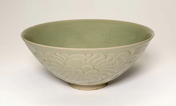 Conical Bowl with Peony Scroll and Leaves, Five Dynasties  /  Northern Song dynasty