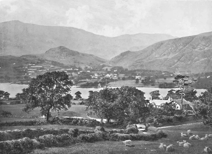 Framed Print : Coniston: The Old Man, c1896. Artist: Green Brothers Framed Print : Coniston: The Old Man, c1896. Artist: Green Brothers
