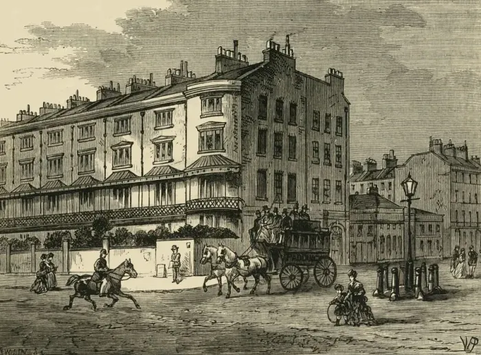 Framed Print : Connaught Place, c1876. Creator: Unknown Framed Print : Connaught Place, c1876. Creator: Unknown