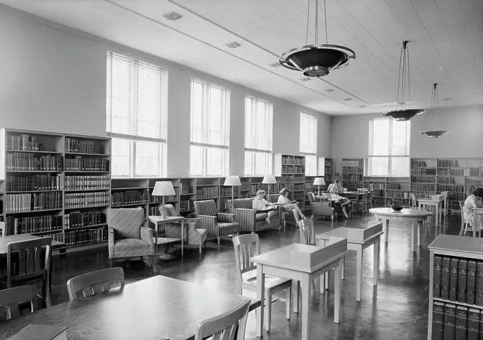 Framed Print : Connecticut College for Women, New London, Connecticut, 1944. Creator: Gottscho-Schleisner, Inc Framed Print : Connecticut College for Women, New London, Connecticut, 1944. Creator: Gottscho-Schleisner, Inc