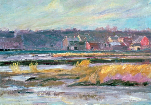 Connecticut Marshes, c1868-1917. Artist: Walter Clark