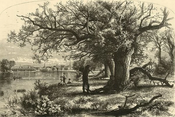 The Connecticut, above Middletown, 1874. Creator: James L. Langridge