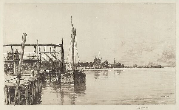 Connecticut River, 1885. Creator: Charles A Platt