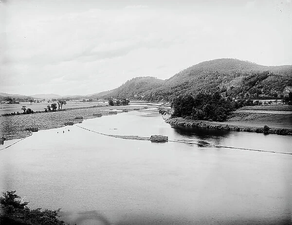 Connecticut River above Bellows Falls, Vt. between 1900 and 1910. Creator: Unknown