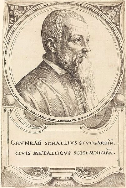Conrad Schall, 1547. Creator: Augustin Hirschvogel