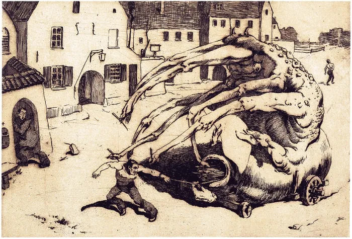 Framed Print : The Conscience, 1911. Creator: Vasyl Masyutin. The Conscience, 1911. Creator: Vasyl Masyutin Framed Print : The Conscience, 1911. Creator: Vasyl Masyutin. The Conscience, 1911. Creator: Vasyl Masyutin