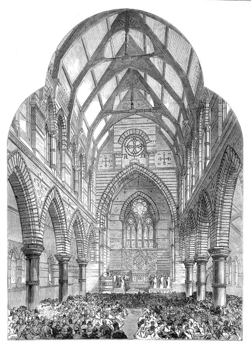 Framed Print : Consecration of All Saints Church, Windsor, 1864. Creator: Unknown Framed Print : Consecration of All Saints Church, Windsor, 1864. Creator: Unknown