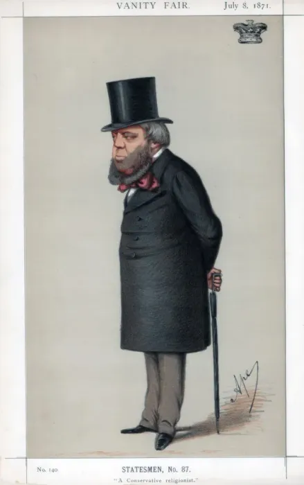 Framed Print : A Conservative religionist, 1871. Artist: Carlo Pellegrini Framed Print : A Conservative religionist, 1871. Artist: Carlo Pellegrini