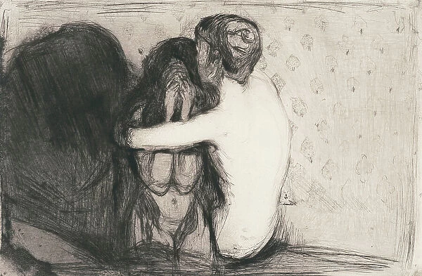 Consolation, 1894. Creator: Edvard Munch