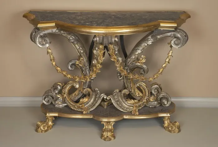 Framed Print : Console Table, Rome, c. 1740. Creator: Unknown Framed Print : Console Table, Rome, c. 1740. Creator: Unknown