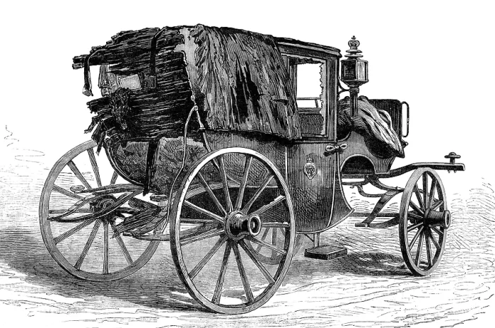 Framed Print : The Conspiracies in St. Petersburg: the late Emperor's carriage, shattered by the..bomb-shell, 1881. Creator: Unknown. The Conspiracies in St Framed Print : The Conspiracies in St. Petersburg: the late Emperor's carriage, shattered by the..bomb-shell, 1881. Creator: Unknown. The Conspiracies in St