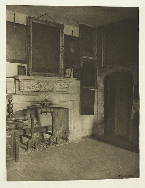 The Conspirators Room, Old Rye House, 1880s. Creator: Peter Henry Emerson