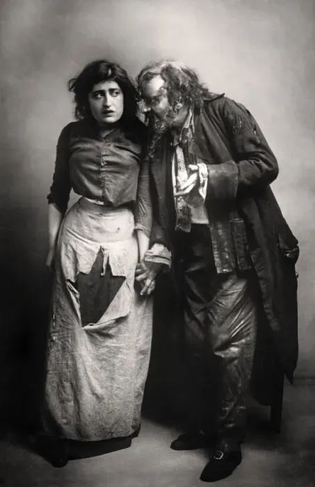 Framed Print : Constance Collier (1878-1955) and Herbert Beerbohm Tree (1853-1917), English actors, 1906. Artist: FW Burford Framed Print : Constance Collier (1878-1955) and Herbert Beerbohm Tree (1853-1917), English actors, 1906. Artist: FW Burford