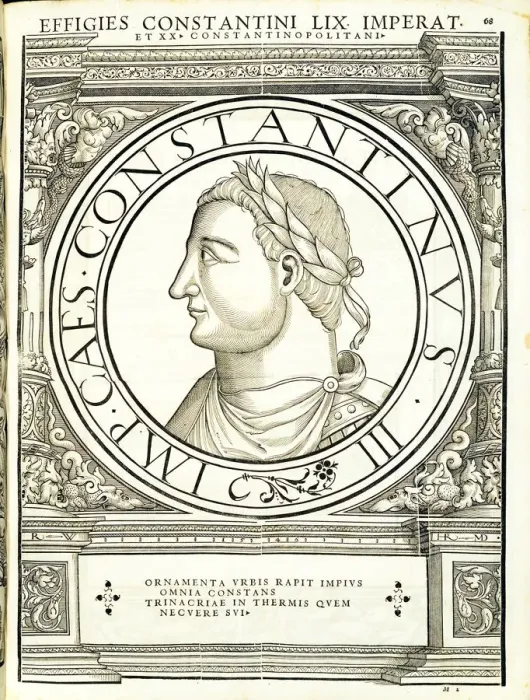 Framed Print : Constans (323 - 350), 1559 Framed Print : Constans (323 - 350), 1559