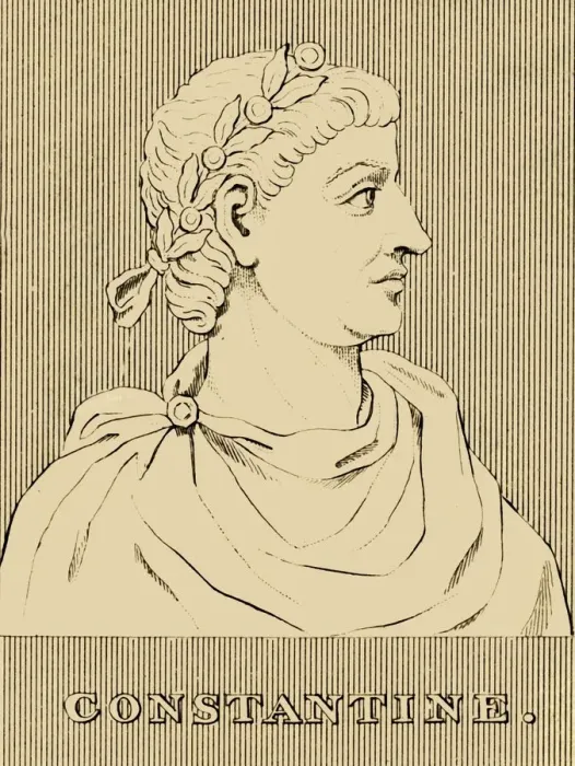 Framed Print : Constantine, (272 - 337 AD), 1830. Creator: Unknown Framed Print : Constantine, (272 - 337 AD), 1830. Creator: Unknown