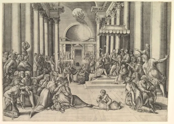 Framed Print : Constantine Presenting the City of Rome to the Holy See, at right, many spectators Framed Print : Constantine Presenting the City of Rome to the Holy See, at right, many spectators