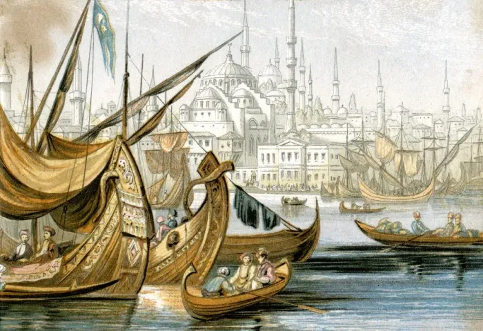 Framed Print : Constantinople, Turkey, 19th century Framed Print : Constantinople, Turkey, 19th century