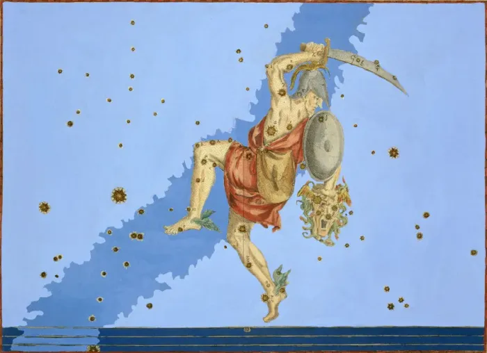 Framed Print : Constellation of Perseus, 1603. Artist: Alexander Mair