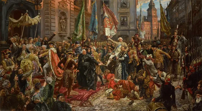 Framed Print : The Constitution of 3 May 1791, 1891. Creator: Matejko, Jan Alojzy (1838-1893) Framed Print : The Constitution of 3 May 1791, 1891. Creator: Matejko, Jan Alojzy (1838-1893)