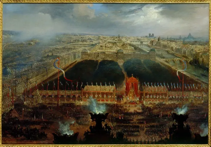 Framed Print : Constitution Day on Place de la Concorde, November 12, 1848. Creator: Unknown