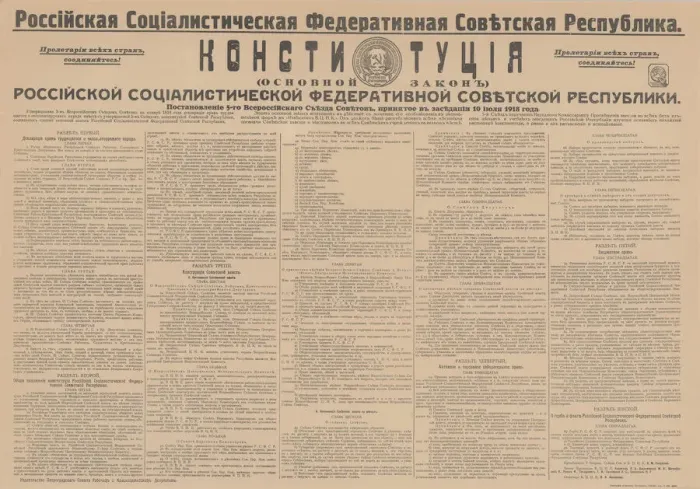 Framed Print : The Constitution of the Russian Socialist Federated Soviet Republic, July 10, 1918, 1918 Framed Print : The Constitution of the Russian Socialist Federated Soviet Republic, July 10, 1918, 1918