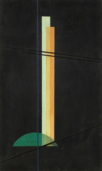 Framed Print : Construction B VI, 1922. Creator: Moholy-Nagy, Laszlo (1895-1946) Framed Print : Construction B VI, 1922. Creator: Moholy-Nagy, Laszlo (1895-1946)