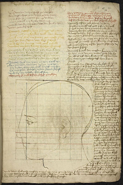 Construction of an ideal head, c. 1500